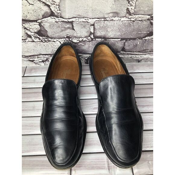 Allen Edmonds Black Leather Slip On Loafers Dress Shoes Men Sz 10D US/43EU - Picture 2 of 16